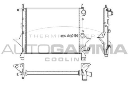Теплообменник AUTOGAMMA 100916