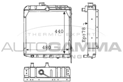 Теплообменник AUTOGAMMA 100926