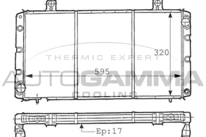 Теплообменник AUTOGAMMA 100933