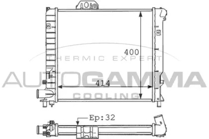 Теплообменник AUTOGAMMA 100940