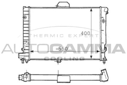 Теплообменник AUTOGAMMA 100942