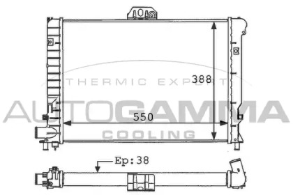 Теплообменник AUTOGAMMA 100944