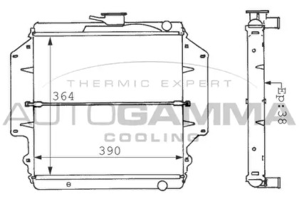 Теплообменник AUTOGAMMA 100946