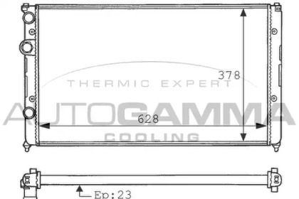 Теплообменник AUTOGAMMA 100948