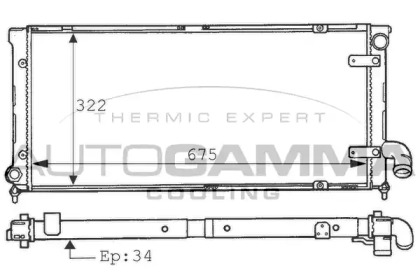 Теплообменник AUTOGAMMA 100961
