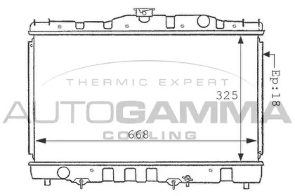 Теплообменник AUTOGAMMA 100996