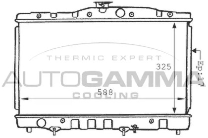 Теплообменник AUTOGAMMA 101015