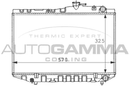 Теплообменник AUTOGAMMA 101018