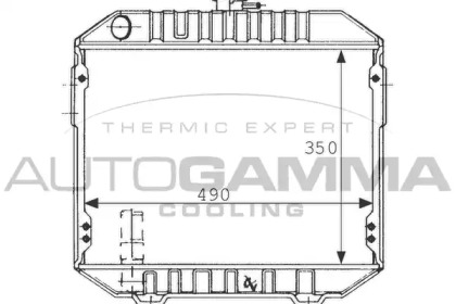 Теплообменник AUTOGAMMA 101020