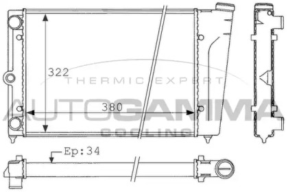 Теплообменник AUTOGAMMA 101039