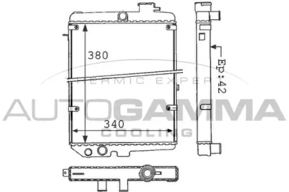 Теплообменник AUTOGAMMA 101064