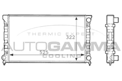 Теплообменник AUTOGAMMA 101071