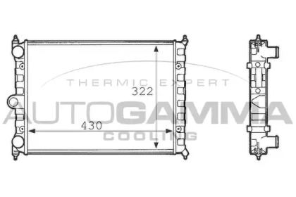 Теплообменник AUTOGAMMA 101079