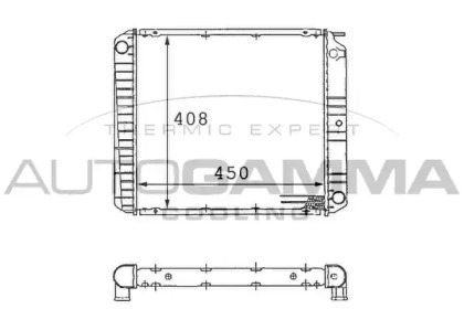 Теплообменник AUTOGAMMA 101091