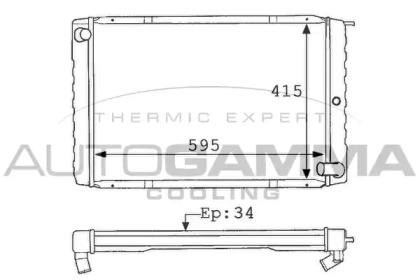Теплообменник AUTOGAMMA 101108