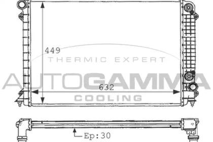 Теплообменник AUTOGAMMA 101119