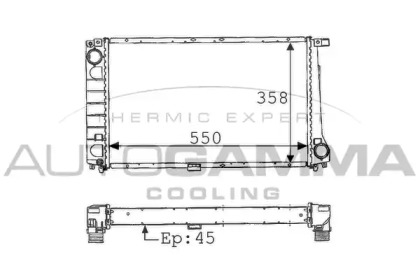 Теплообменник AUTOGAMMA 101123