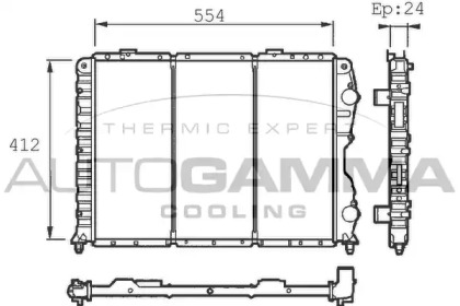 Теплообменник AUTOGAMMA 101152