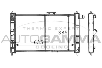 Теплообменник AUTOGAMMA 101158