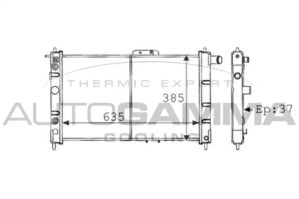 Теплообменник AUTOGAMMA 101160