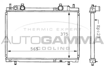 Теплообменник AUTOGAMMA 101165