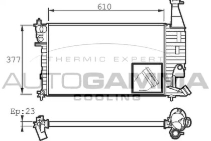 Теплообменник AUTOGAMMA 101175
