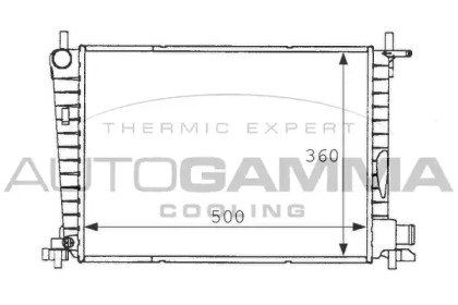 Теплообменник AUTOGAMMA 101198