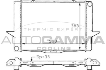 Теплообменник AUTOGAMMA 101281