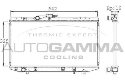 Теплообменник AUTOGAMMA 101353