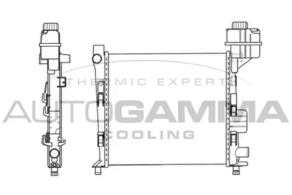 Теплообменник AUTOGAMMA 101358