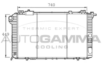 Теплообменник AUTOGAMMA 101384