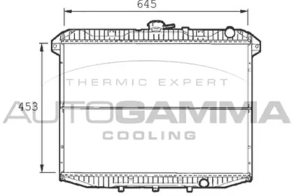 Теплообменник AUTOGAMMA 101385