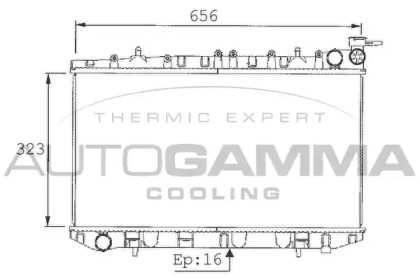 Теплообменник AUTOGAMMA 101387