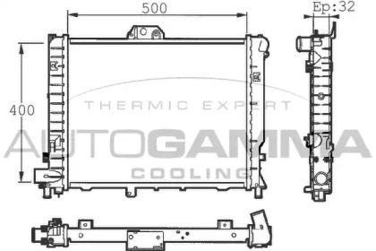 Теплообменник AUTOGAMMA 101394