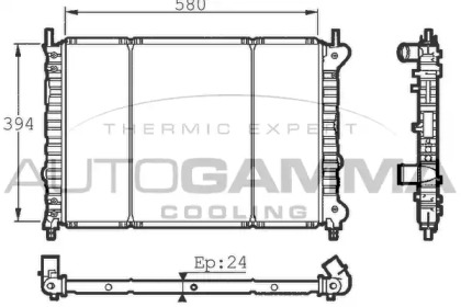 Теплообменник AUTOGAMMA 101403