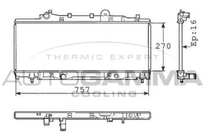 Теплообменник AUTOGAMMA 101425