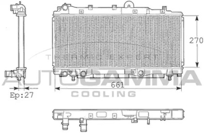 Теплообменник AUTOGAMMA 101427