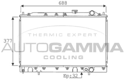 Теплообменник AUTOGAMMA 101433