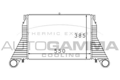 Интеркулер AUTOGAMMA 101474