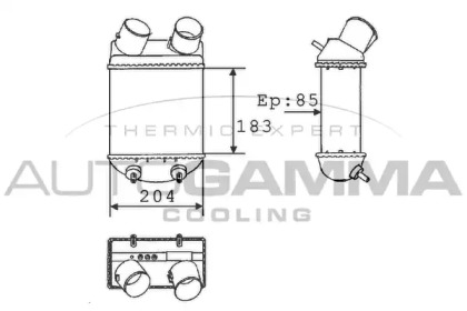 Теплообменник AUTOGAMMA 101479