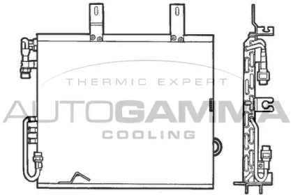 Конденсатор, кондиционер AUTOGAMMA 101573