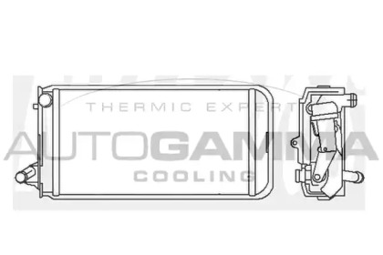 Теплообменник, отопление салона AUTOGAMMA 101618