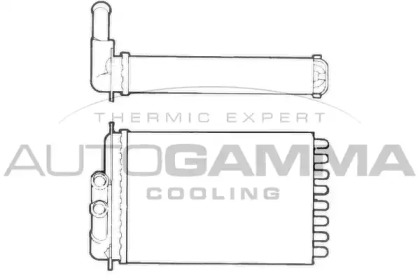 Теплообменник, отопление салона AUTOGAMMA 101688