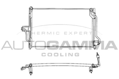 Конденсатор, кондиционер AUTOGAMMA 101707