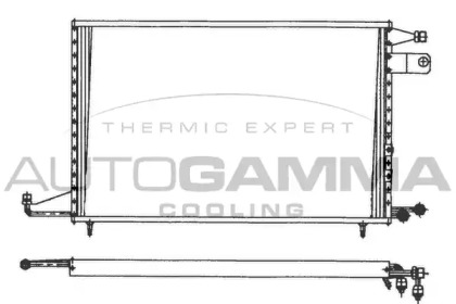 Конденсатор, кондиционер AUTOGAMMA 101718