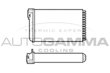 Теплообменник, отопление салона AUTOGAMMA 101766