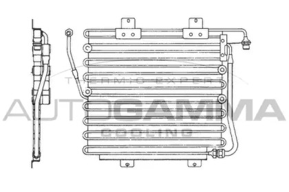 Конденсатор, кондиционер AUTOGAMMA 101803