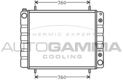 Теплообменник AUTOGAMMA 102290
