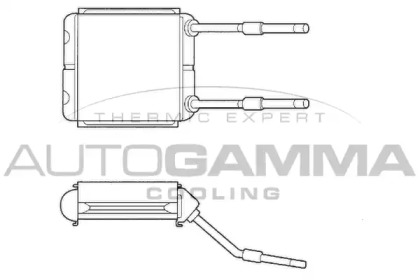 Теплообменник AUTOGAMMA 102453