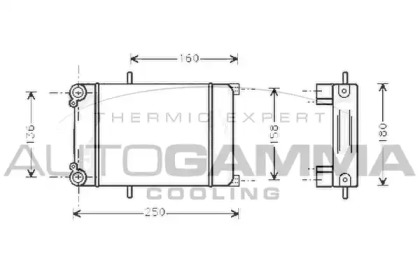 Теплообменник AUTOGAMMA 102492